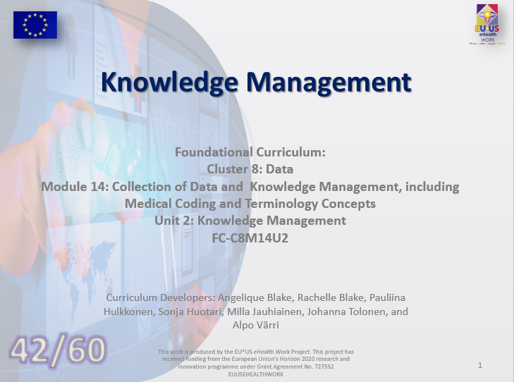 Lesson 42: Knowledge Management